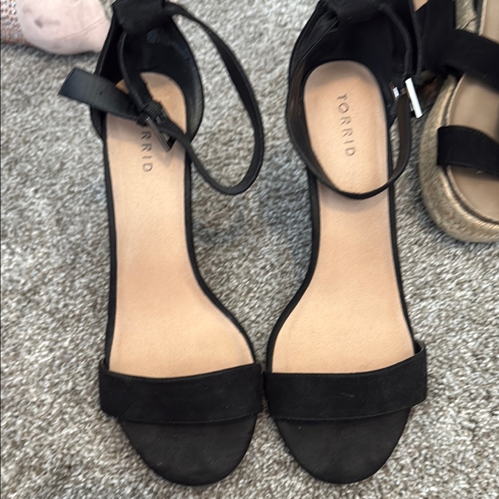 Torrid Black Women's Sandals 12W